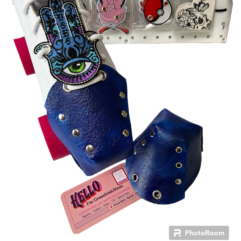 Roller skates toe guards  leather roller skate toe caps